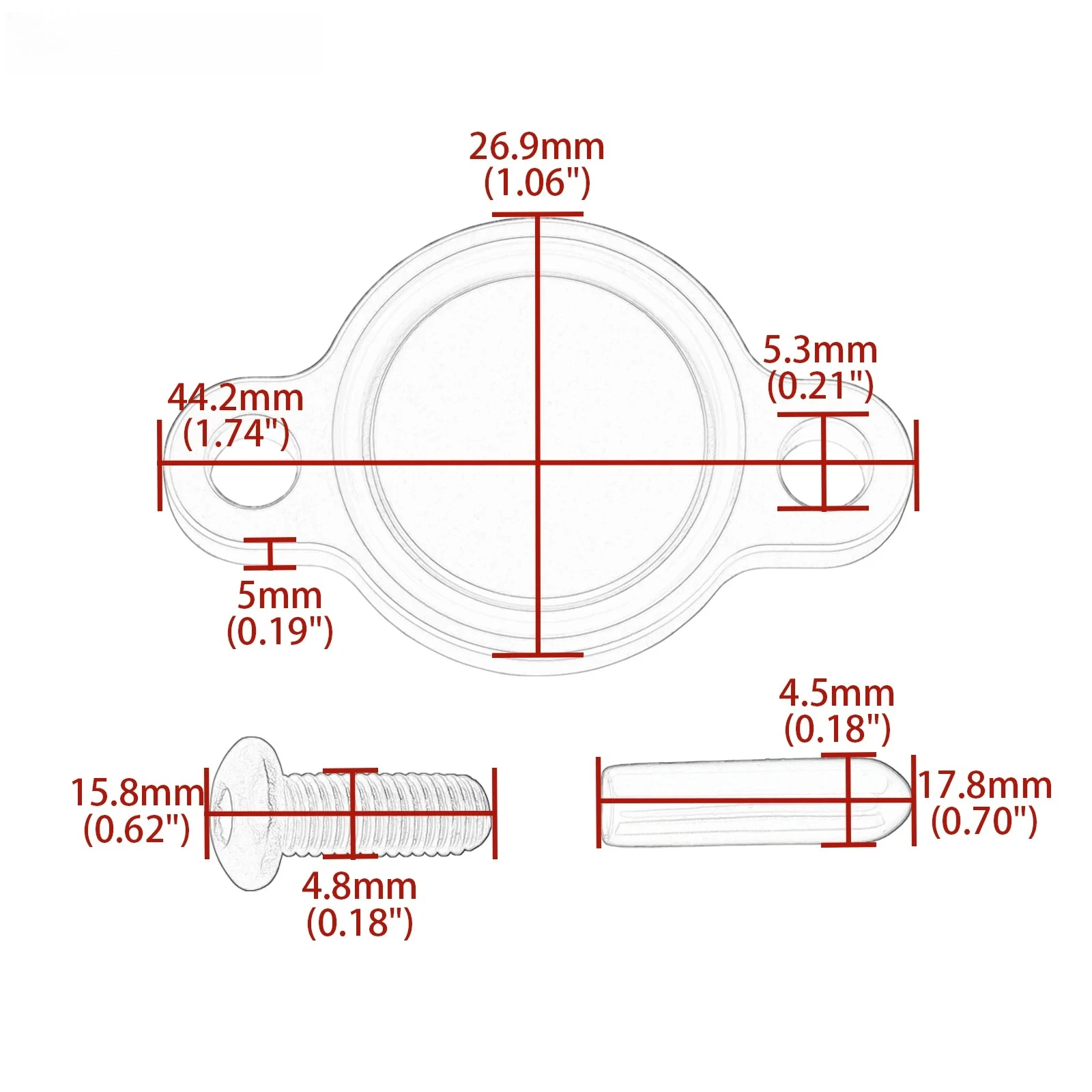 오토바이 오일 인젝션 블록 오프 플레이트 키트 알루미늄 야마하 밴시 350 YFZ350 블래스터 200 YFS200 1988-2006용