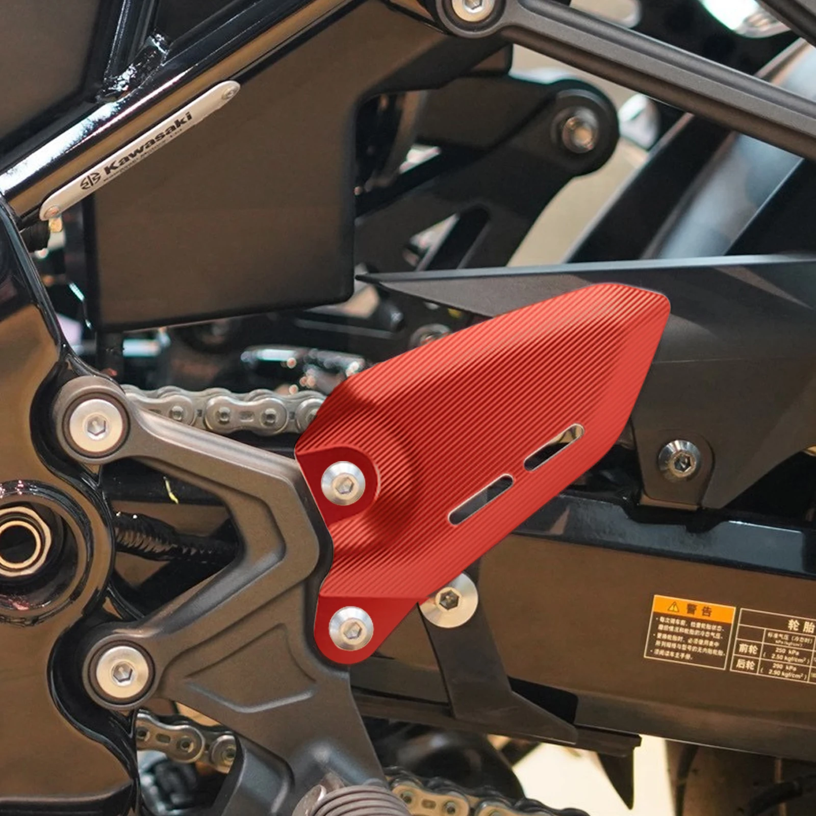 be used forKAWASAKI Z900RS CAFE Motorcycle Accessories FootPeg Footrest Rear set Heel Plates Guard Prote