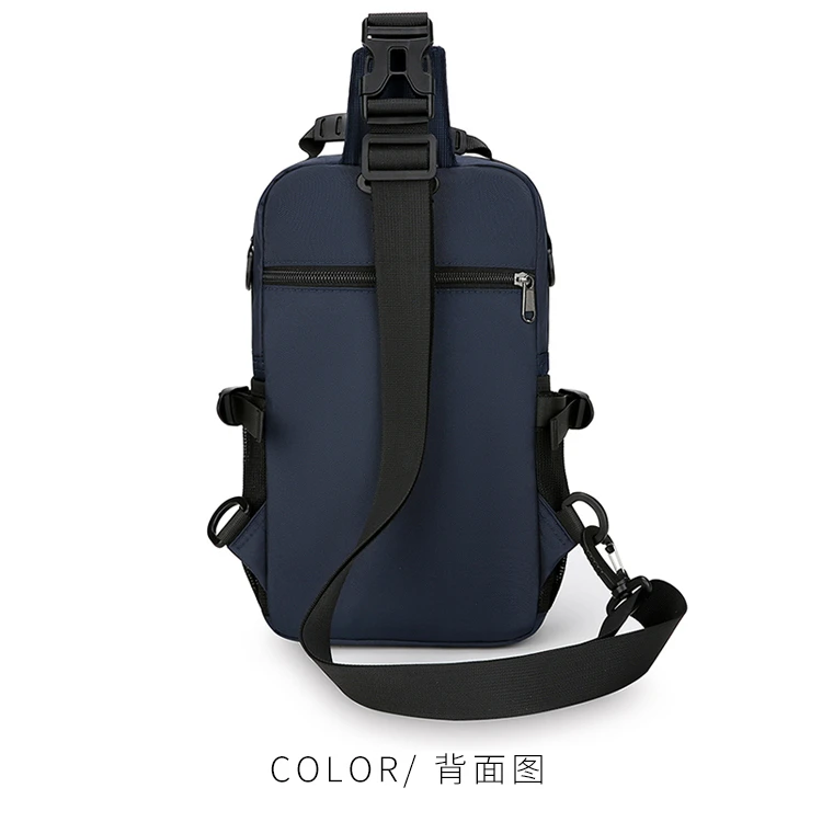 Mode männer Taille Packs Brust Tasche Hohe Qualität Oxford Umhängetaschen Für Männer Mode Lässig Männer Tasche Handtasche Männlichen Brust pack – Detail 32