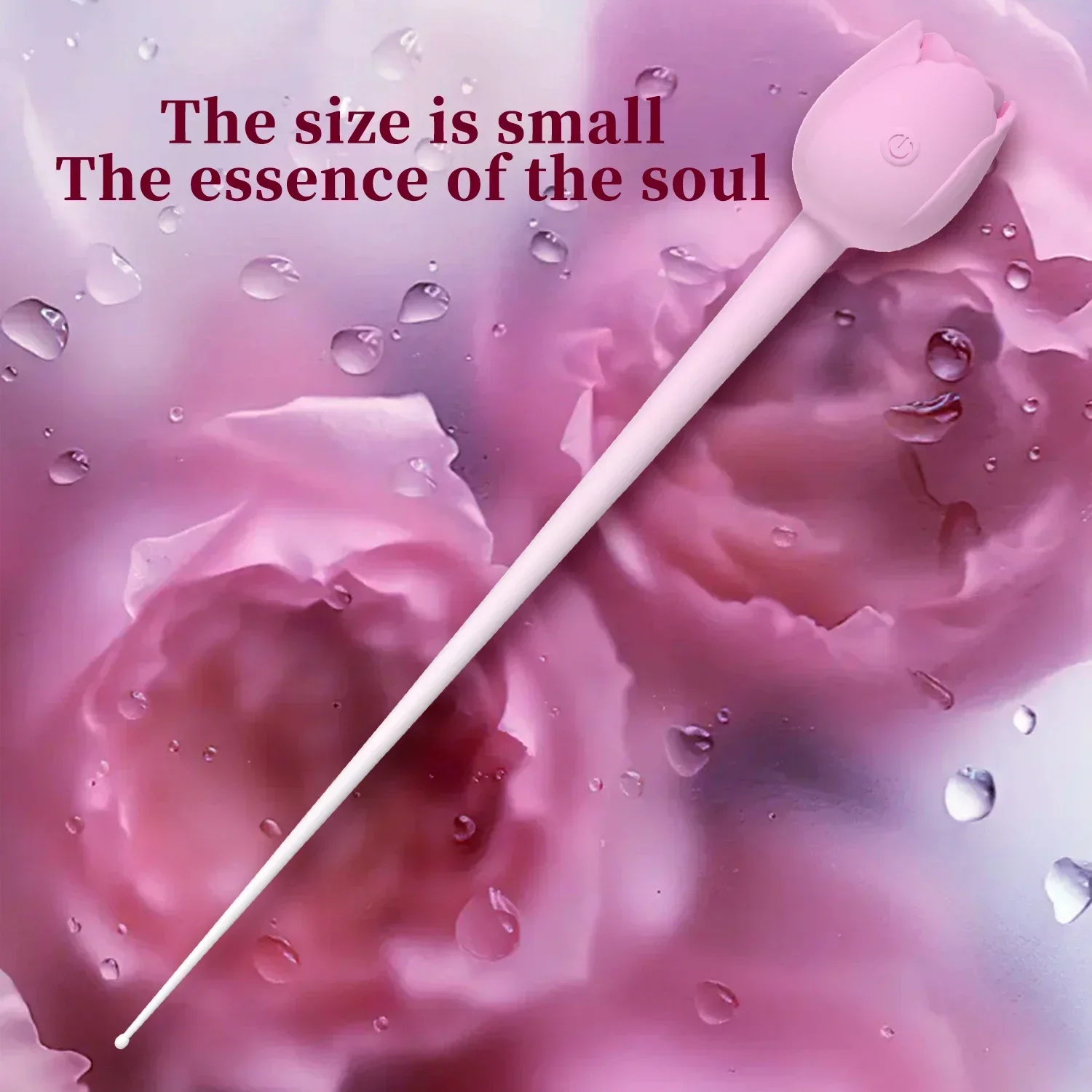 โรส ไวเบรเตอร์ - 10 ระดับการสั่นสะเทือน, ซิลิโคนกระตุ้นคลิตอริส ผลิตภัณฑ์สำหรับผู้ใหญ่ ของเล่นทางเพศ