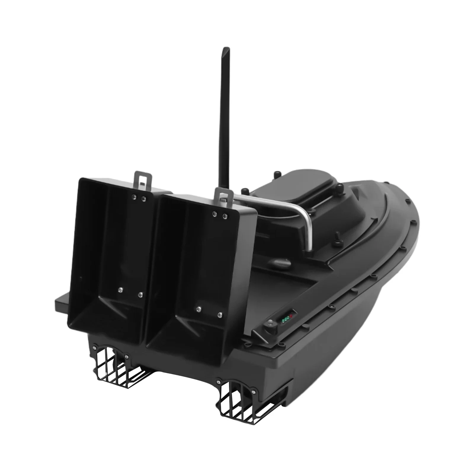 NIEUWE Visvoerboot 400-500m 90min Bedrijfsduur Laadvermogen 2kg Drijvende Aasboot met Afstandsbediening 2.4GHz & LED Verlichting