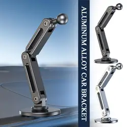 Mobile Phone Holder Universal Ball Joint Metal Aluminum Alloy Car Mount Adhesive Base Accessories Extended Universal Central