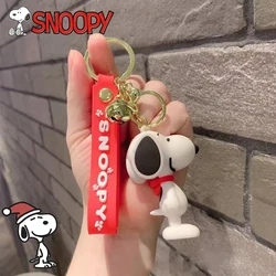 Snoopy Cartoon Charlie Keychain Doll Pendant Car Small Pendant Girl Mood Couple Christmas Small Gift