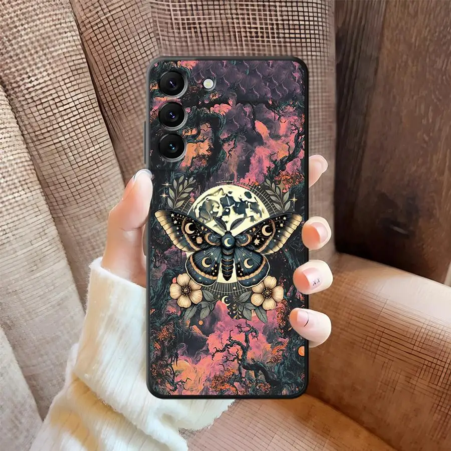 Butterfly Girl Case for Samsung Galaxy A30 A40 A04 A01 A02 Note 20 Ultra 9 10 A50 A70 A06 A10 A20 A05 A03 Soft Back Phone Cover