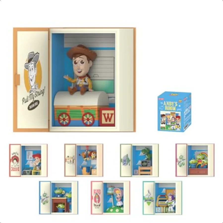 

POP MART Andy's Room Series Scene Sets Blind Box Figures Random Design Action Figures Collectible Toys Home Decorations Holiday