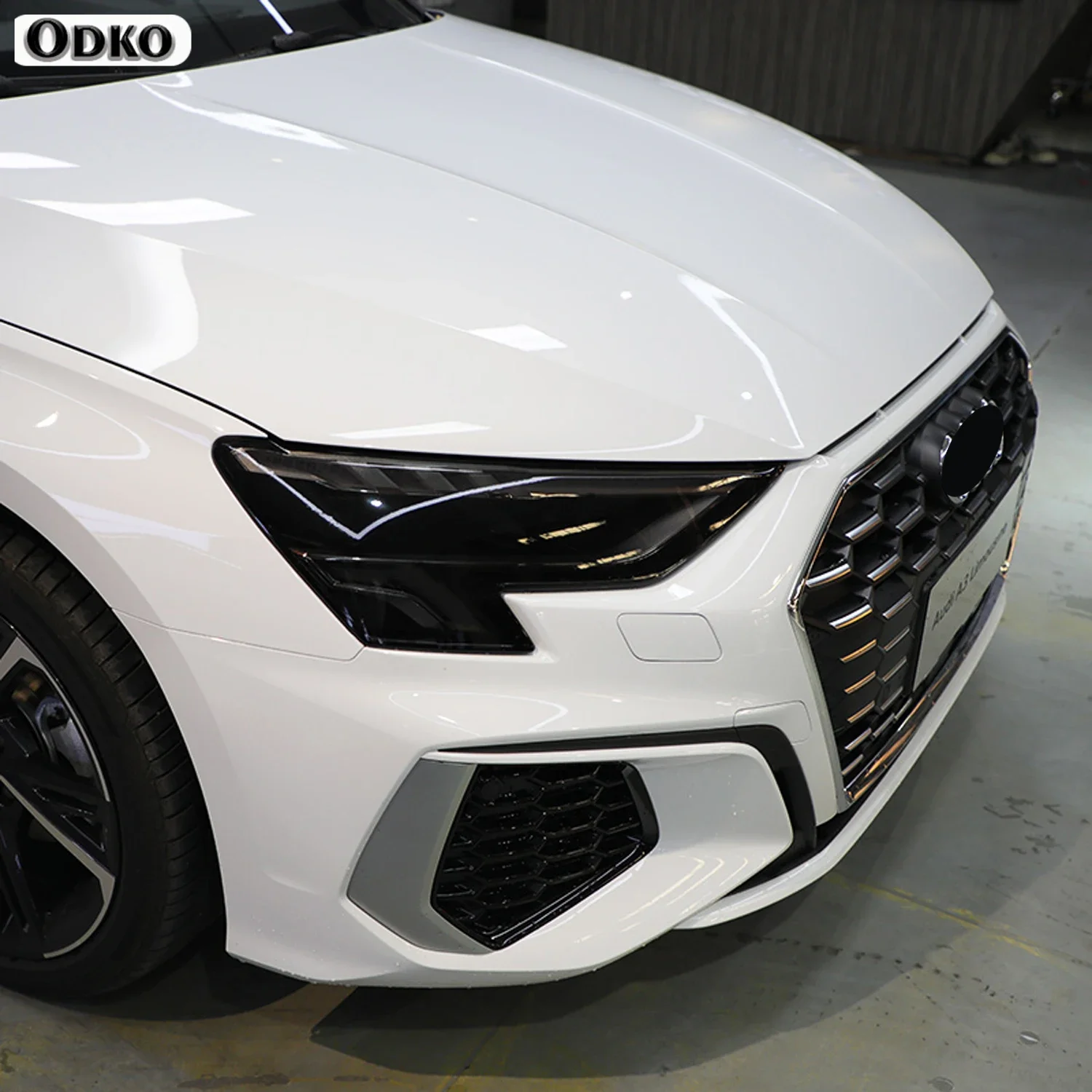 

Car Accessories Fit for Audi A3 8Y Sportback Sedan 2021 Headlight Tint Black Transparent Protective Film Protection TPU Sticker