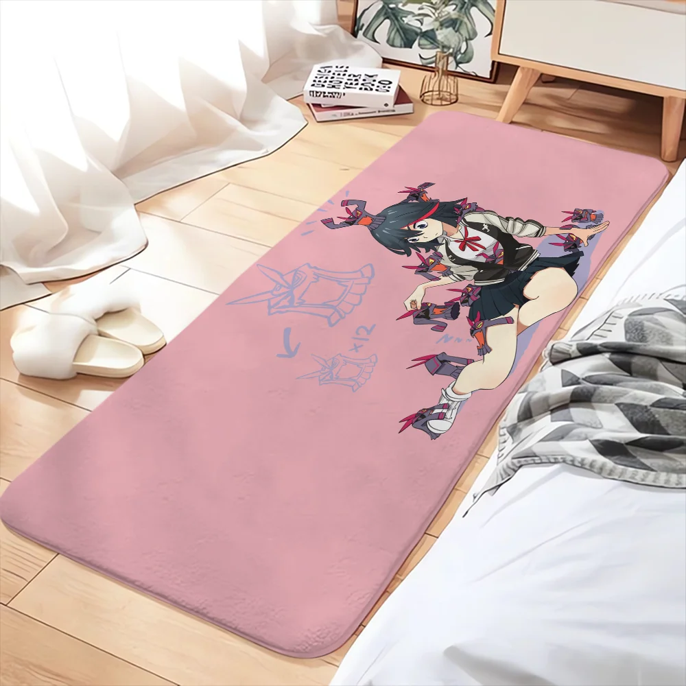 

Cute Room Decor Kill La Kill Washable Non-slip Kitchen Rug Bathroom Floor Mats Entrance Doormat Balcony Mat for Hallway Carpet