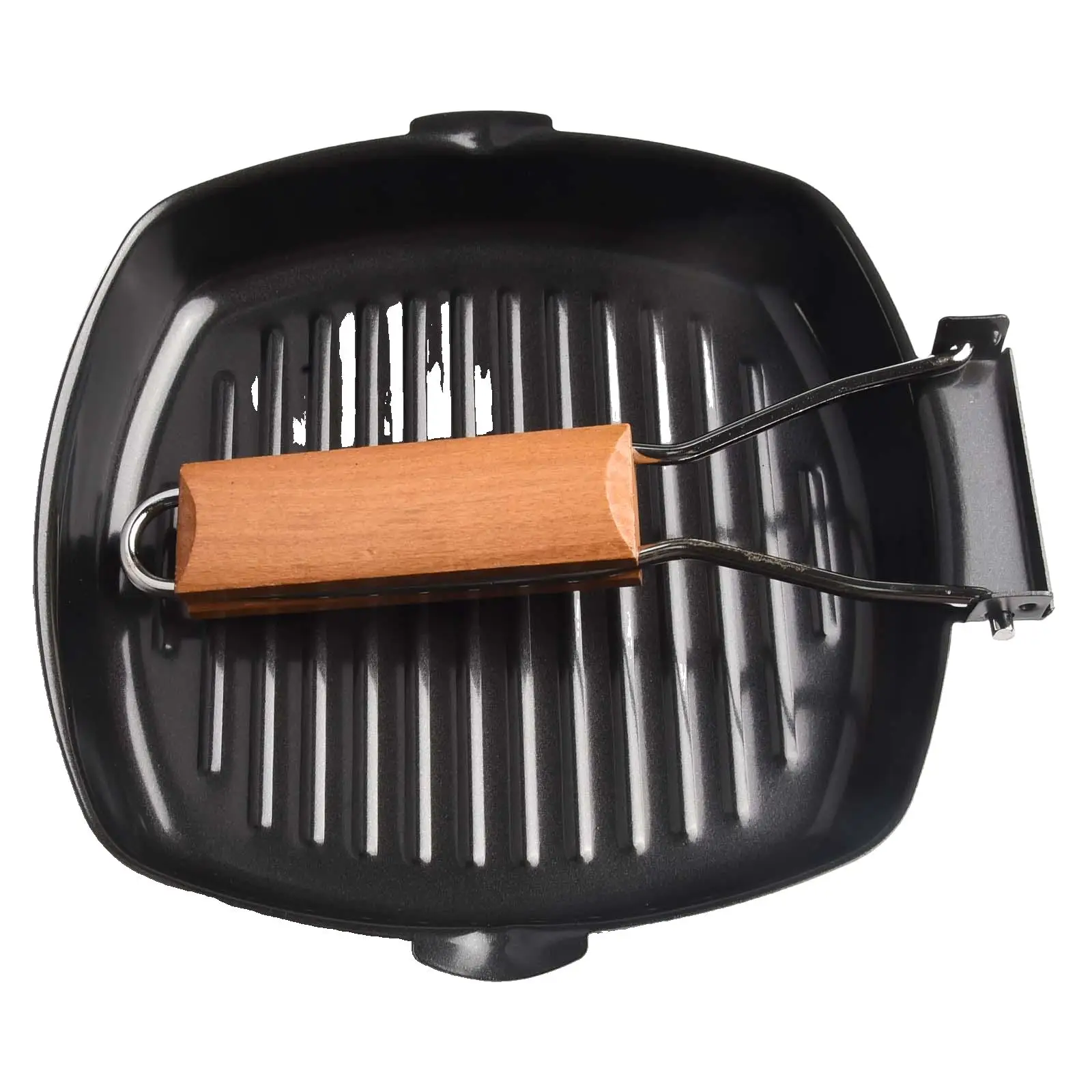 For Gas Stoves For Induction Stoves Portable Grill Pan Non-stick Grill Pan Kitchen Picnics Hand Cleanse Recommended