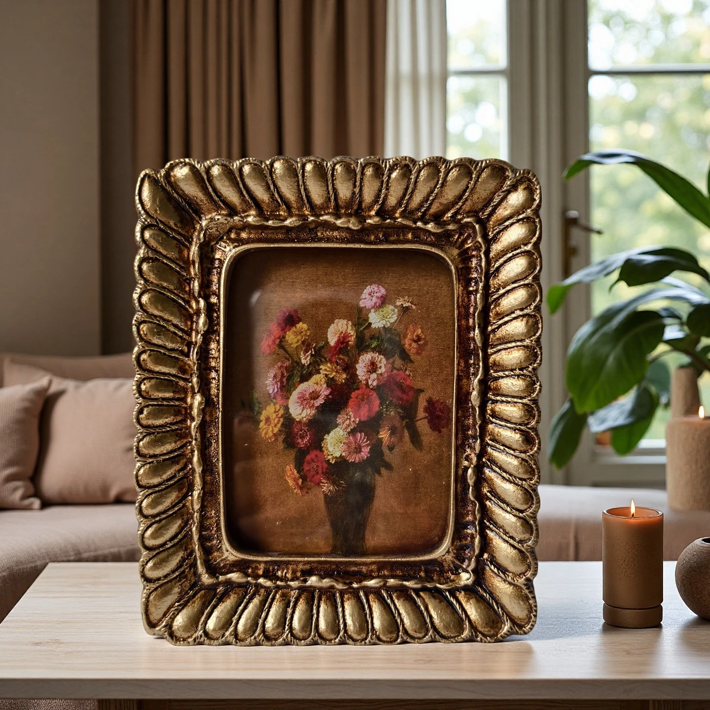 Vintage European Carved Pictur - Lighting Decor Photos recension och pris