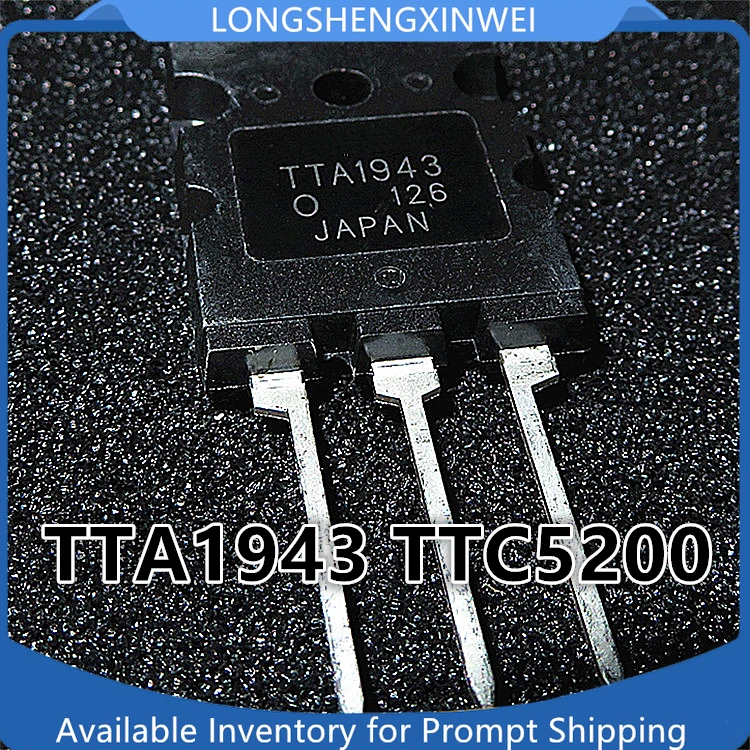 

5Pair/10PCS ( 5pcs TTA1943 + 5pcs TTC5200) A1943 C5200 Audio Power Amplifier Pairing Tube 15A 230V 150W TO-3PL New Original