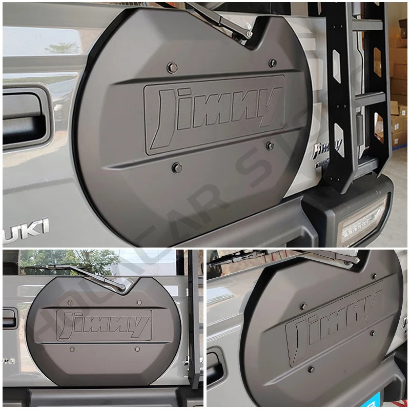 Spare Wheel Cover ABS Half Tire Cover Case Protector for Suzuki Jimny JB64 JB74 2019 2020 2021 2022 2023 Exterior Accessories