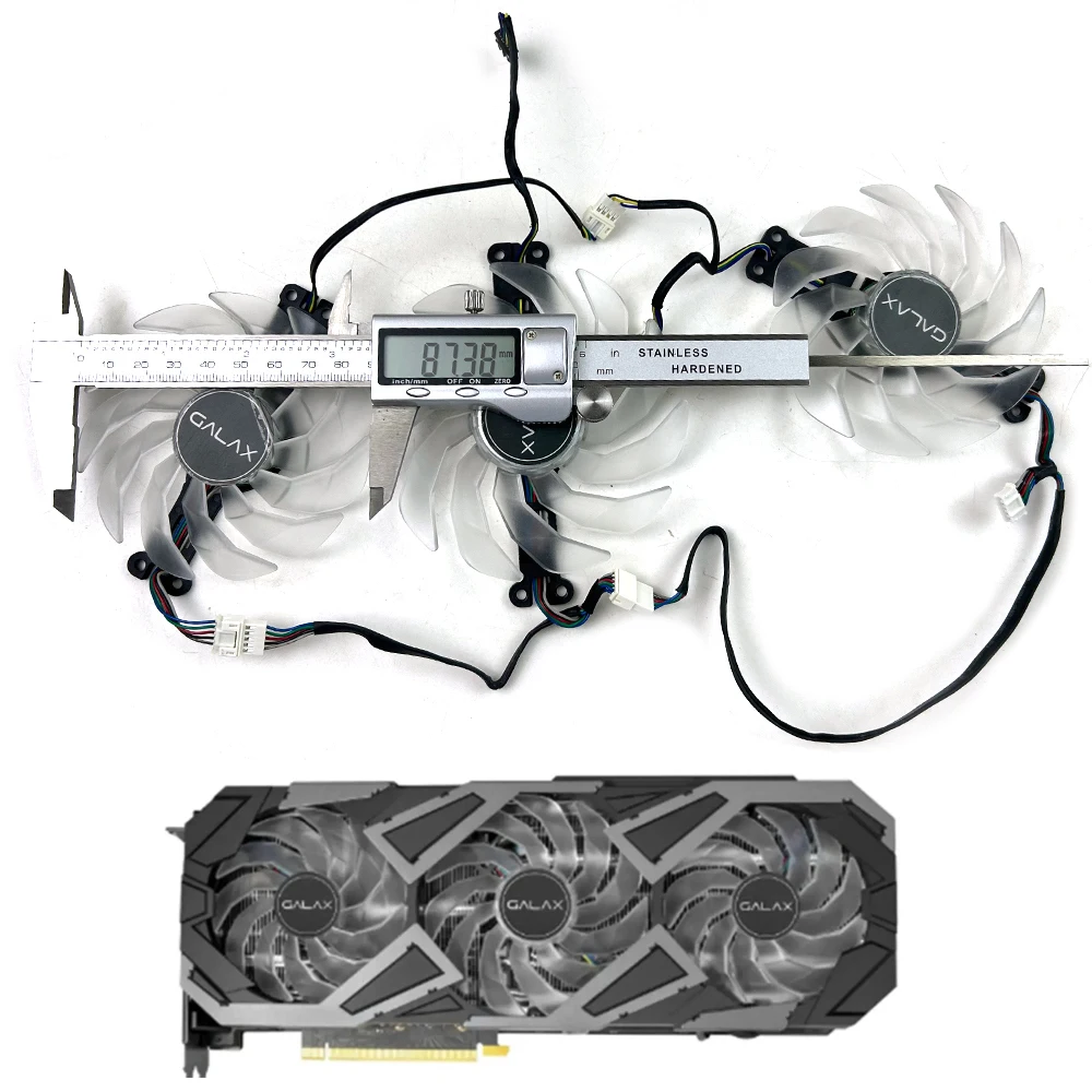 Ventilador de refrigeración 92MM TH9215S2H-PDB03 102MM TH1015S2H-PBA01 ventilador enfriador para tarjeta gráfica Galax/KFA2 RTX 3080 3070 3080Ti 3070Ti Gamer