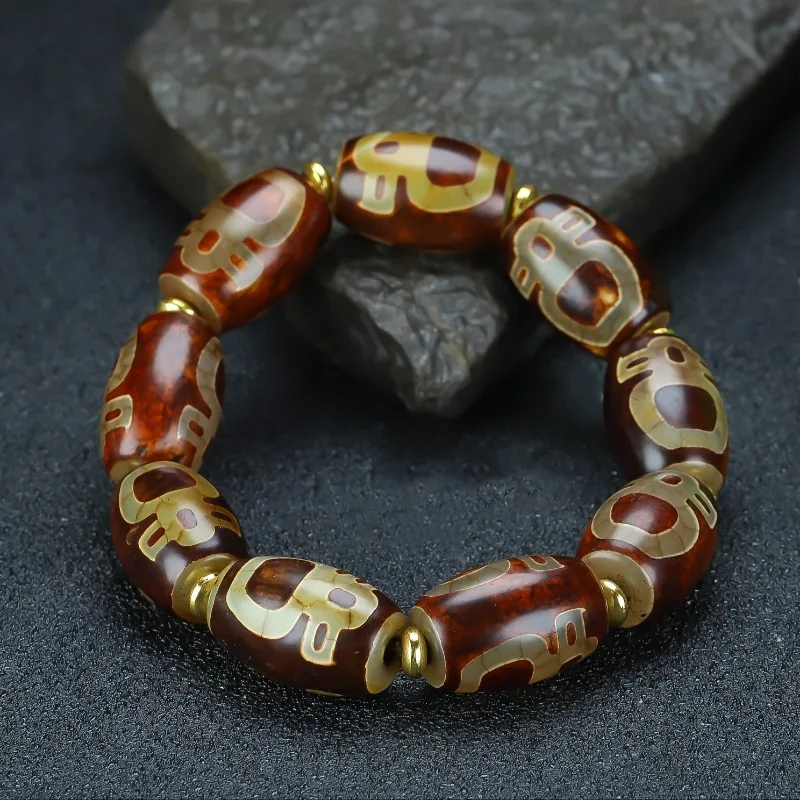 أساور العقيق البوهيمي للرجال، أساور المجوهرات خمر