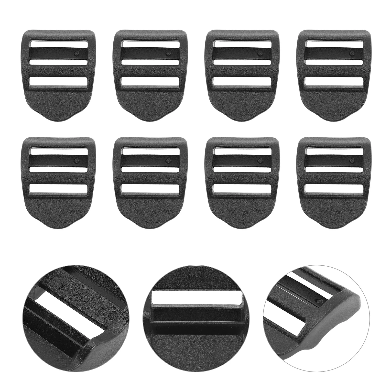

10 pcs Umbrella Cord Weaving Buckle Plastic Slider For Backpack Luggage Strap Adjustment Replacement Durable Quick