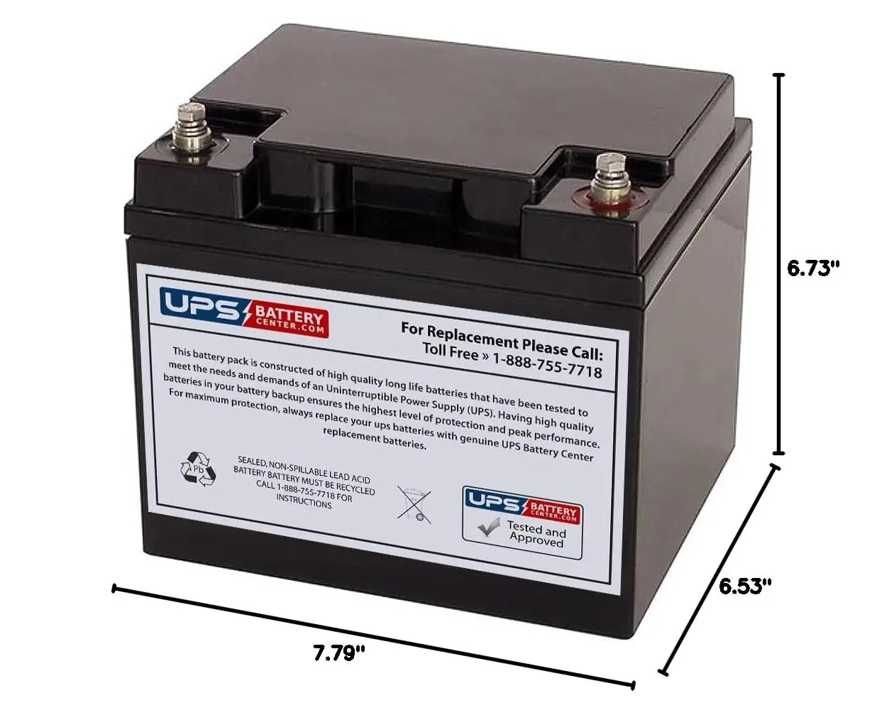 12V 45Ah Sealed Lead Acid Battery Rechargeable AGM Deep Cycle Solar Backup Power Storage, Customized