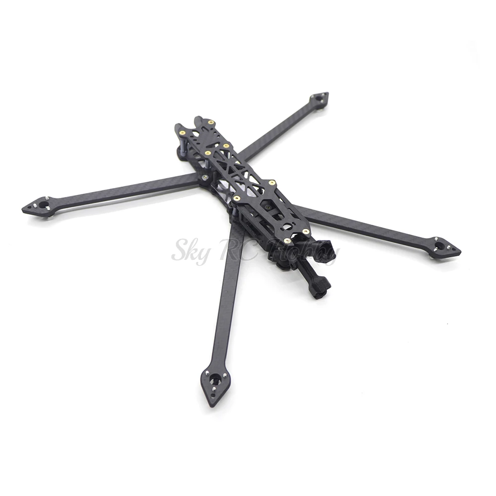 Andy hd8 350mm 350 8 polegada quadcopter freestyle quadro kit com 5mm braço tpu 3d peças de impressão/8330 hélice para fpv racing drone