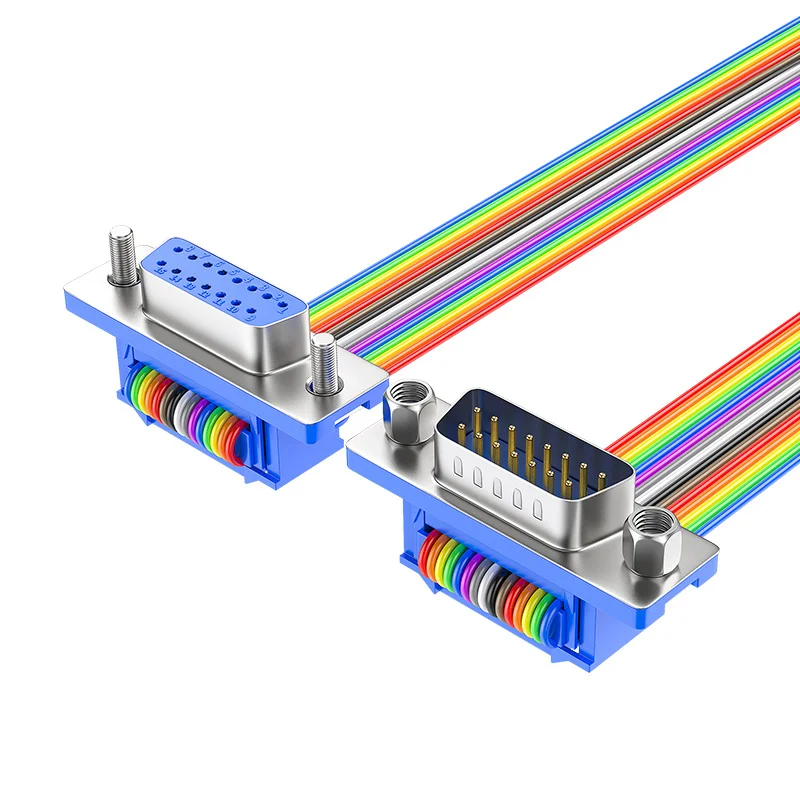 1 pz D-SUB DB9 DB15 DB25 DB37 DIDC 9 15 25 37pin maschio femmina D-SUD adattatore connettore porta seriale RS232 COM cavo di prolunga