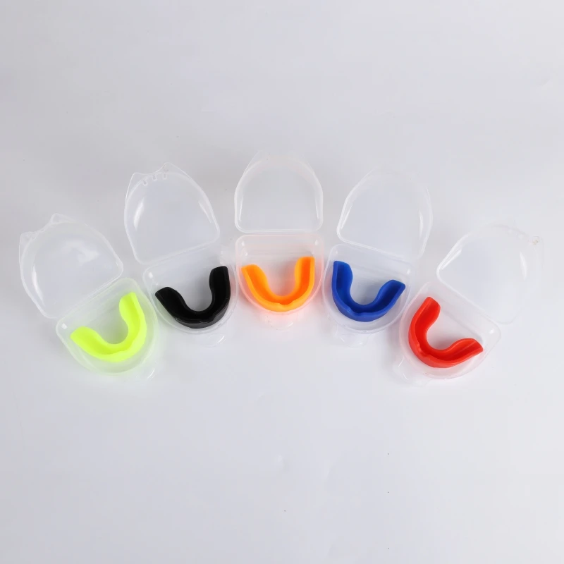 Outdoor Sport Teeth Protector Gum Shield Mouth Guard Piece For Basketball Football Boxing Mouthguard Tooth Protection  Adults