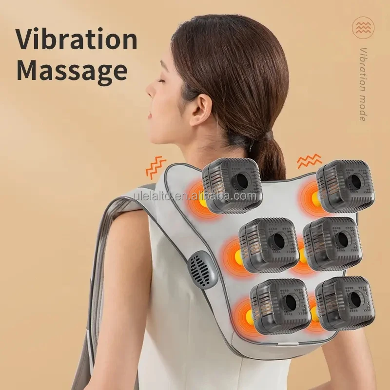 Kneading Massager Neck And Back 3d Massage Shawl Deep Tissue Shoulder Massager