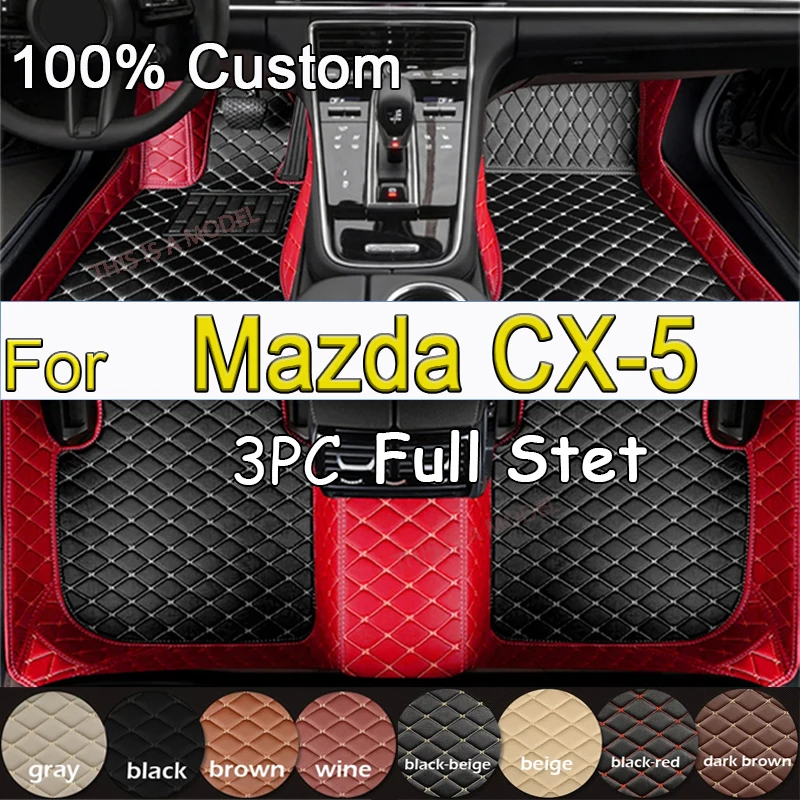 

Коврики для Mazda CX-5 CX5 CX 5 MK2 2024 2023 2022 2021 2020 2019 2018 2017, автомобильные коврики, детали интерьера, водонепроницаемые чехлы