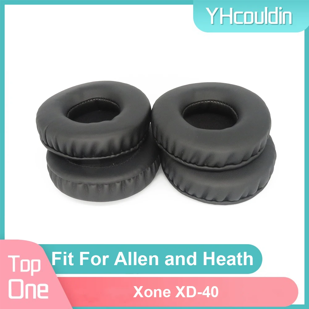 Earpads For Allen and Heath Xone XD-40 Headphone Earcushions PU Soft Pads Foam Ear Pads Black