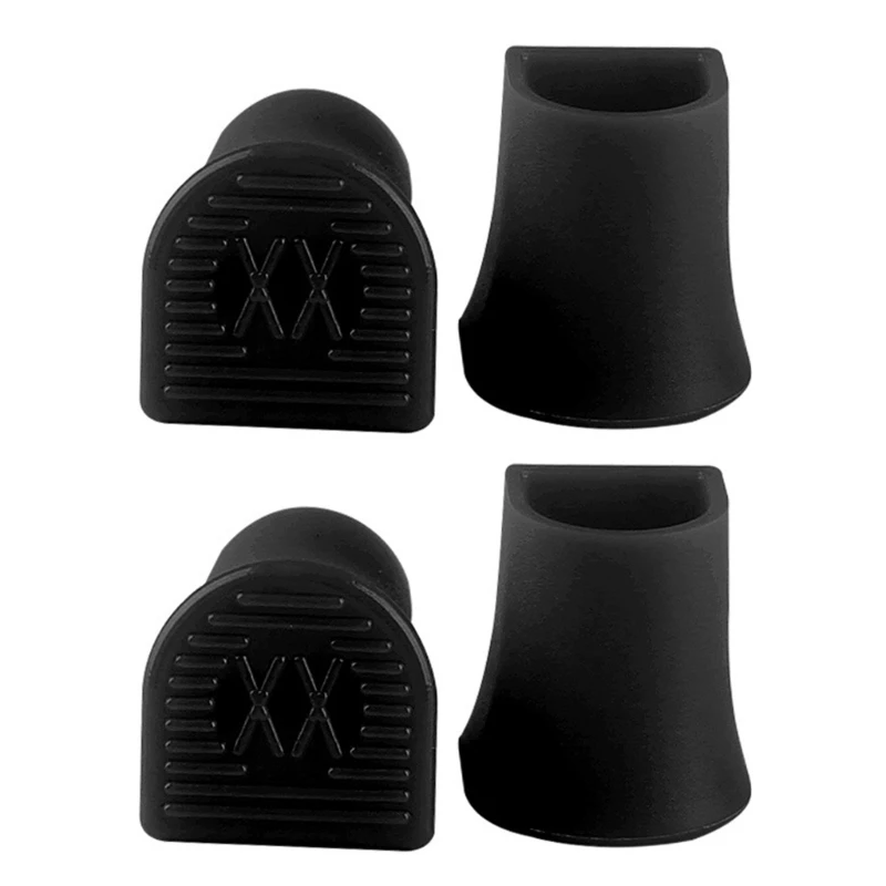 340D 2Pairs Anti Slip Heel Covers Noise Reduction High Heel Protectors Wear Resistant Shoe Guard Women Shoe Accessories