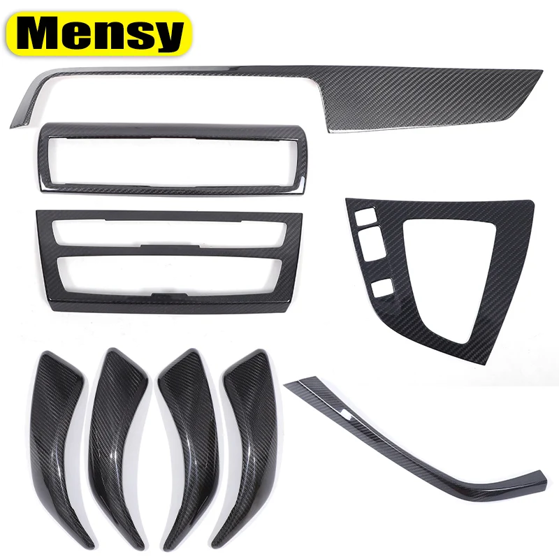 

For BMW 1 2 Series F20 F21 F22 F23 2012-2018 Real Carbon Fiber Control Air Conditioning Outlet Frame Car Accessories