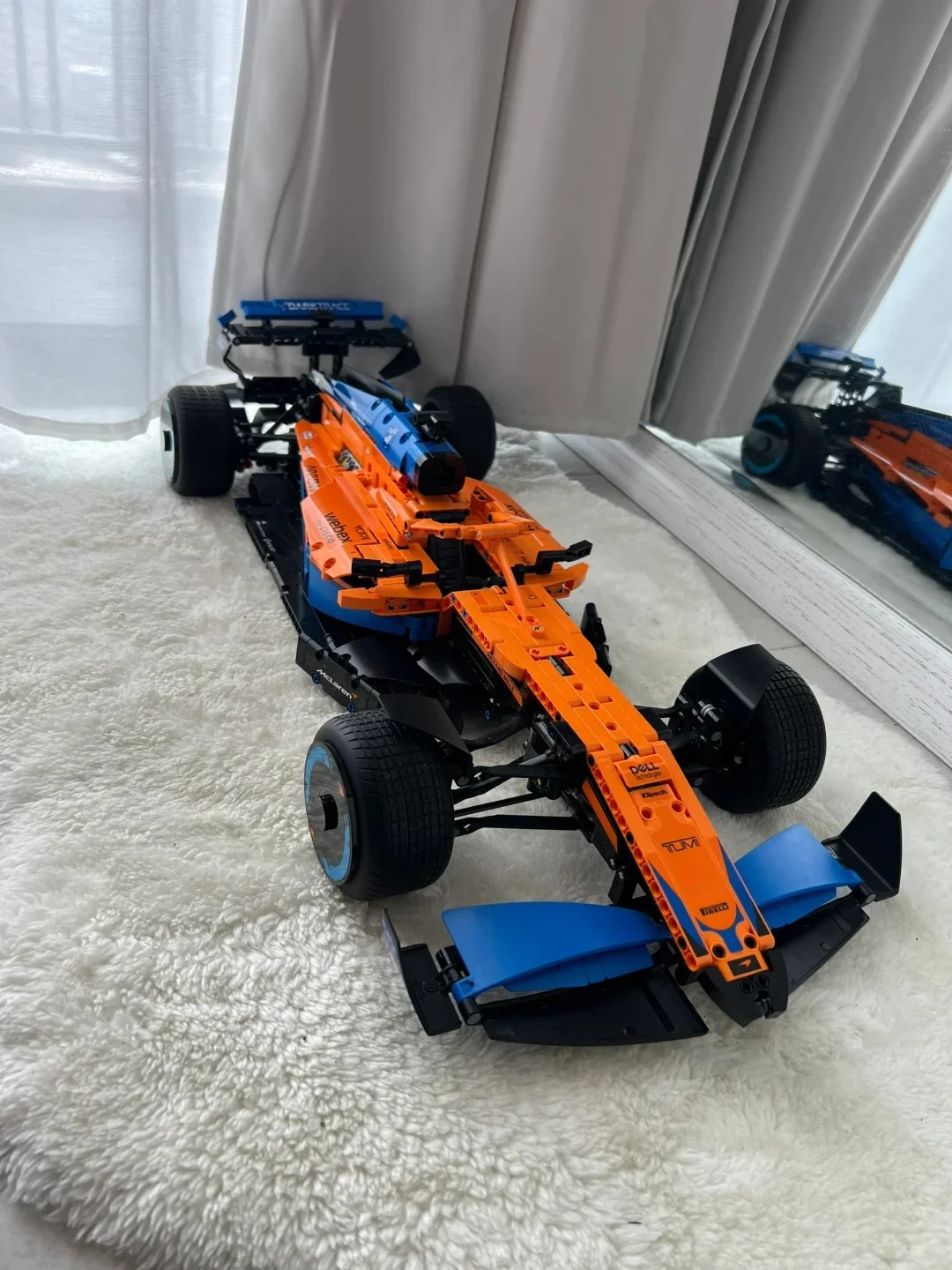 Voiture de course de Formule 1 technique pour enfants, modèle de nuit de construction, tiges de vitesse, véhicule de sport, assemblage de briques, jouets cadeaux, 1431 pièces, 42141