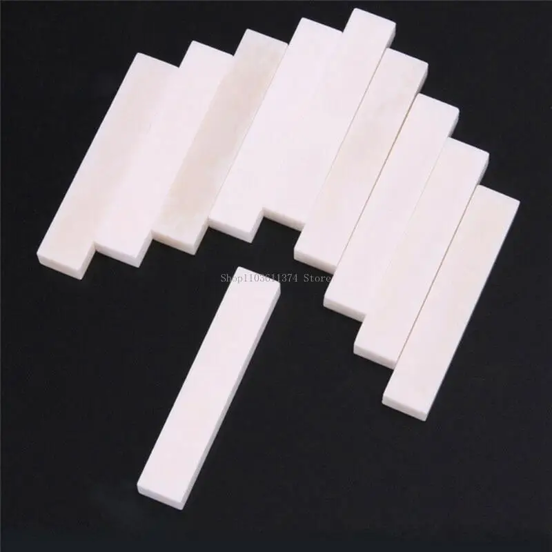 

Universal Guitar Bass Blank Bone Nut Untreated Bone Guitar Blank Guitar Bone Saddle Bass Guitar Accessories
