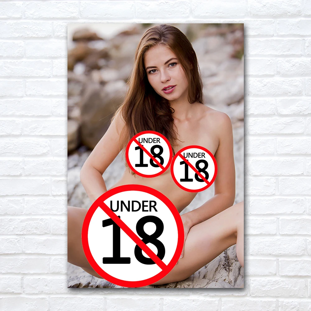 Sexy Model Naked Woman Picture Adult Wall Art Canvas Painting Hot Beauty Posters and Print For Home Room Decor