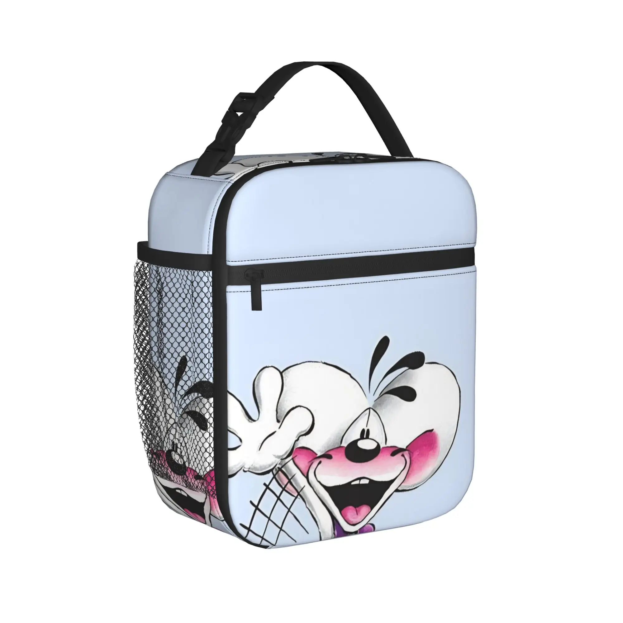 Cute Cartoon D-Diddl Mouse Thermal Insulated Lunch Bag for Travel  Portable Food Bag Container Thermal Cooler Lunch Boxes
