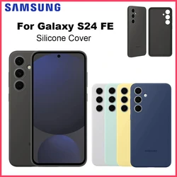 Original For Samsung Galaxy S24 FE Silicone Phone Case S24 FE Protective Cover  Soft and Sleek Design
