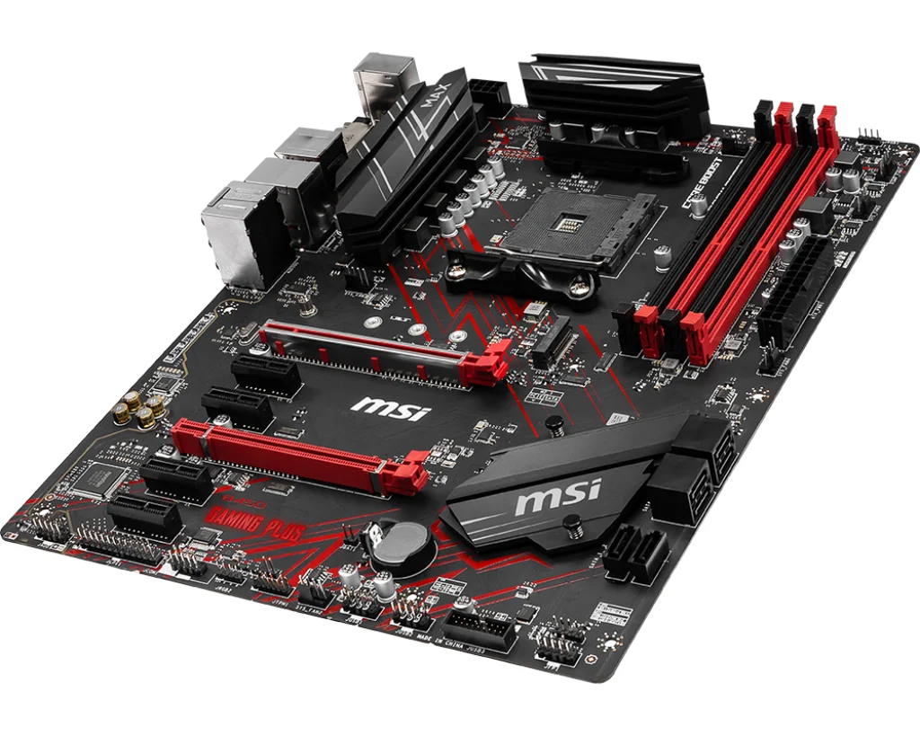 Imagem -04 - Placa-mãe Msi-b450 Gaming Plus Max Sataiii Pci-e 3.0 Usb 3.2 M.2 Atx Ryzen Cpu 5600g 128 gb Am4