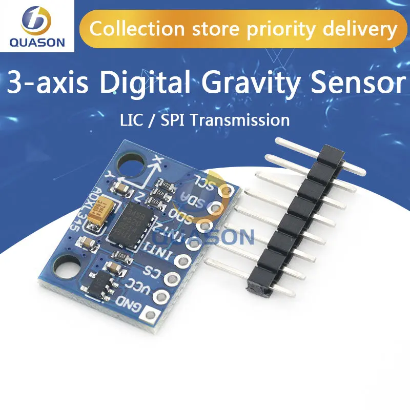 GY-291 ADXL345 3-Axis Digital Gravity Sensor Acceleration Module IIC/SPI transmission