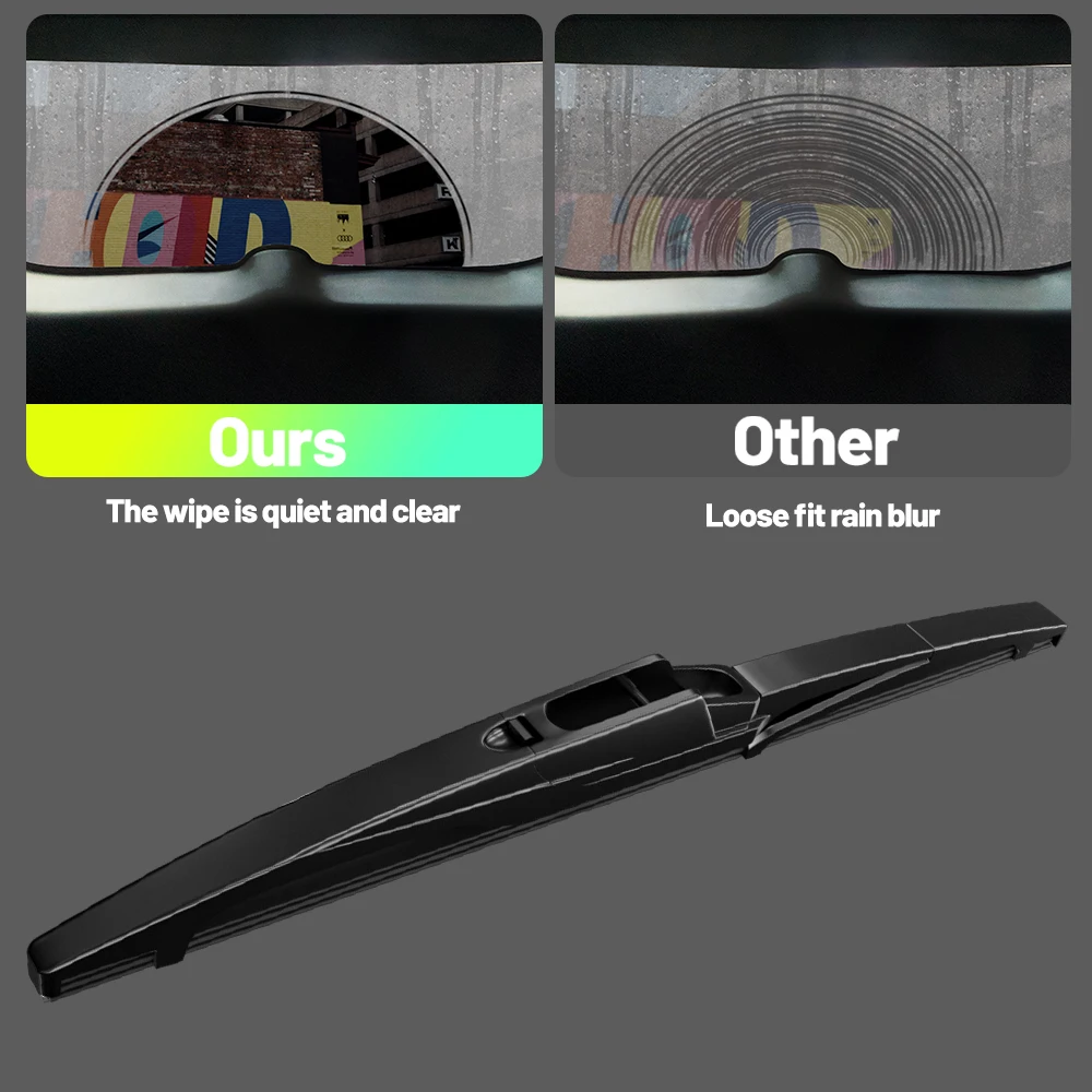 13인치 후면 유리창 와이퍼 블레이드 피아트 판다 169 2003-2012 2004 2005 2006 2007 2008 2009 자동차 액세서리