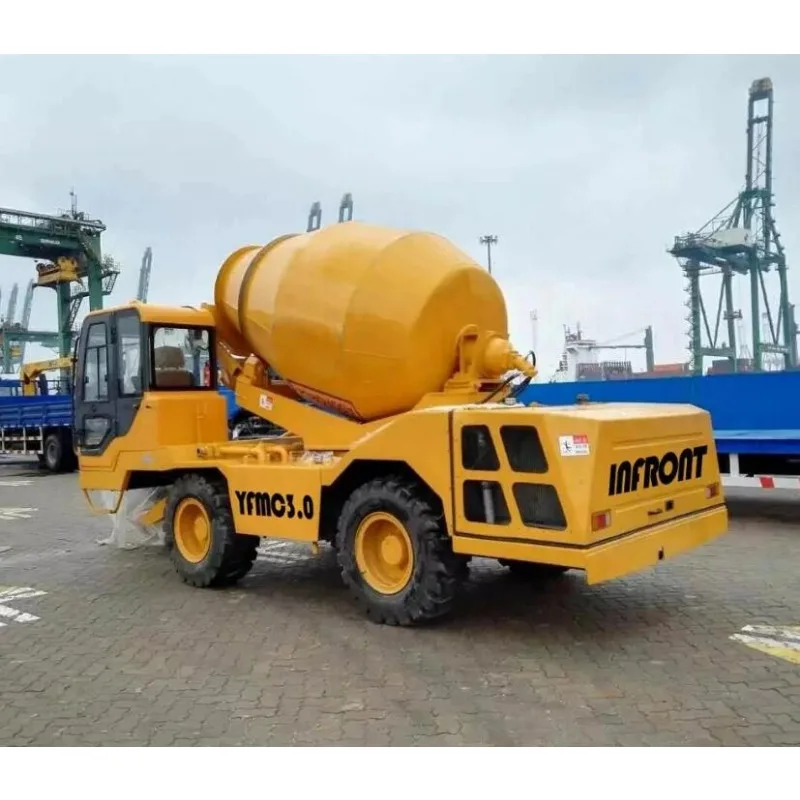 Propelled Small Concrete Mobile Truck Self Loading Concrete Mixer