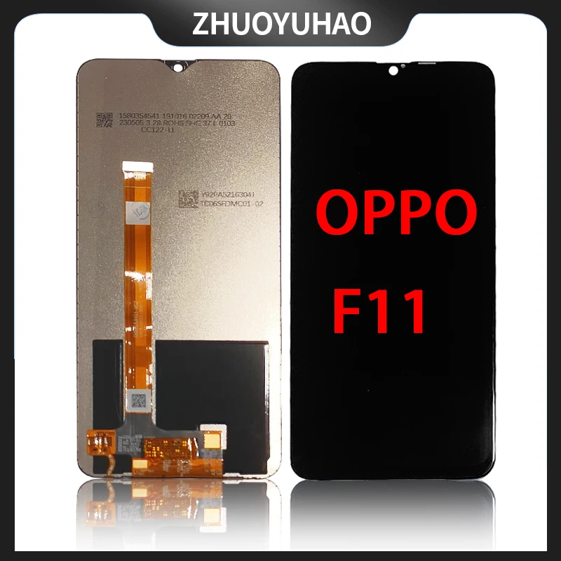 ЖК-дисплей 6,53 дюйма для OPPO F11, сменный ЖК-дисплей, сенсорный экран для OPPO F11, ЖК-экран с дигитайзером в сборе