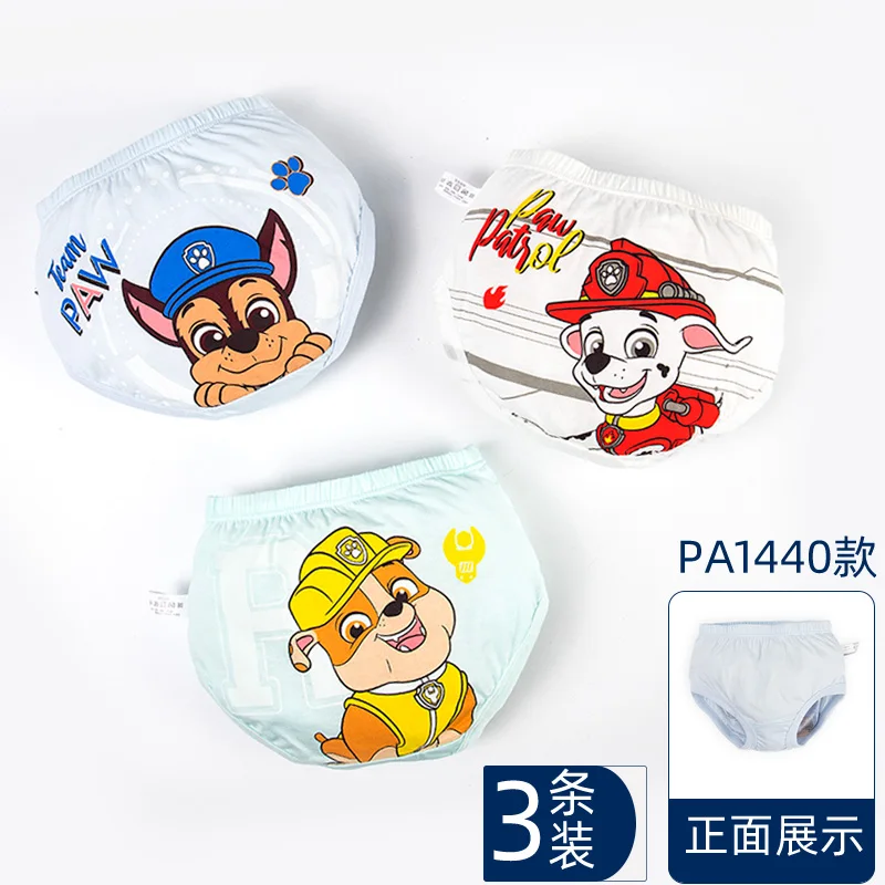 3pcs/Lot Genuine Paw Patrol Baby Boys Girls Briefs Cotton Panties Kids Underwears Children Short Underpants For 2-6 Years