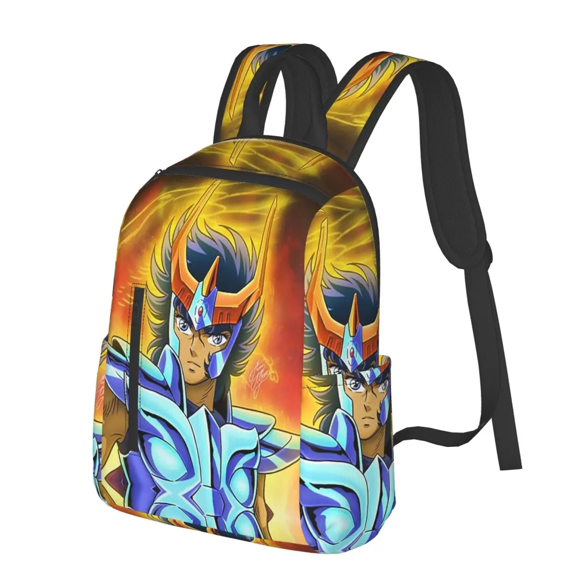 

Saint Seiya Knights Of The Zodiac Ikki Phoenix Студенческий рюкзак Школьная сумка для мальчиков и девочек Модная сумка для книг Сумки на плечо