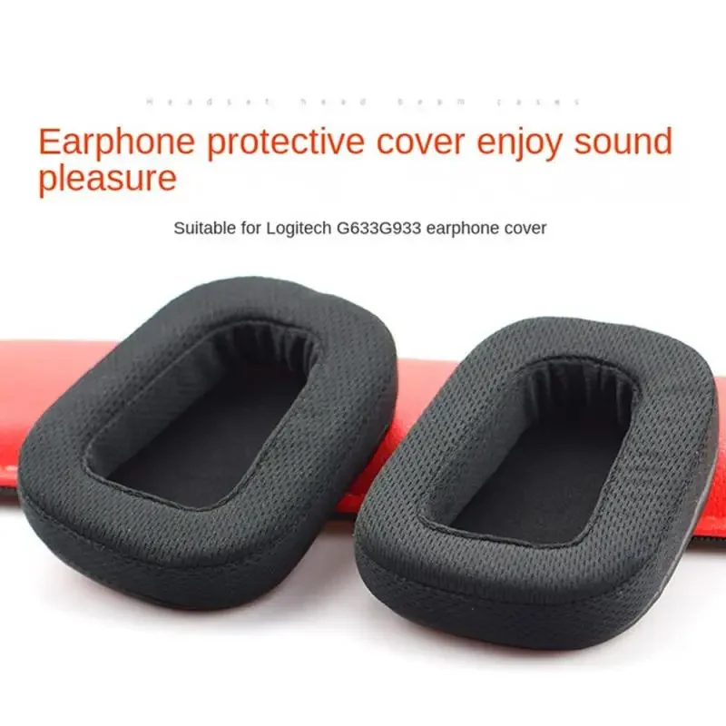 5/3/1Pair G633 G933 Earmuffs High Quality Earphone Accessories Ear Pads Headphone Accessories 90mm Comfortable Ultimate Comfort