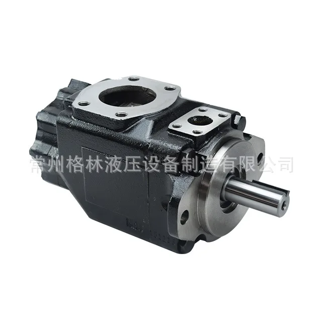 Originale - Pompa idraulica Denison installata T6DC-050-012-2R00 Doppia pompa a palette olio