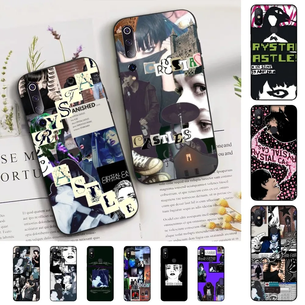 C-Crystal Castles Band Phone Case For Xiaomi Mi 5X 8 9 10 11 12 lite pro 10T PocoX3pro PocoM3 Note 10 pro lite