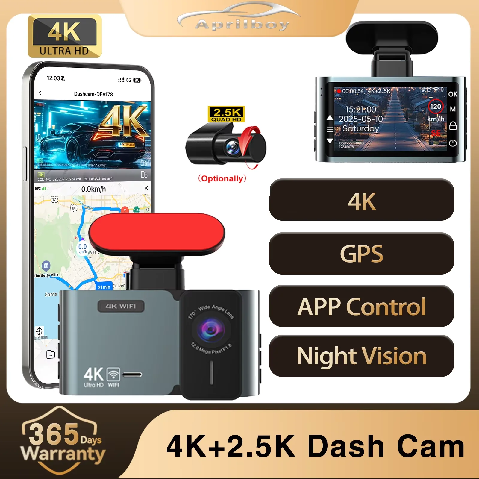 Aprilboy Dual Lens …