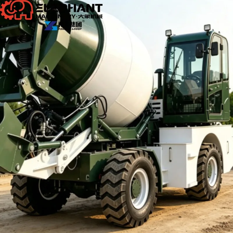 Compact Small Self-Loading Concrete Mixer Truck, Hydraulic Pump & Diesel Engine, Made In China Construction Machinery For Sale