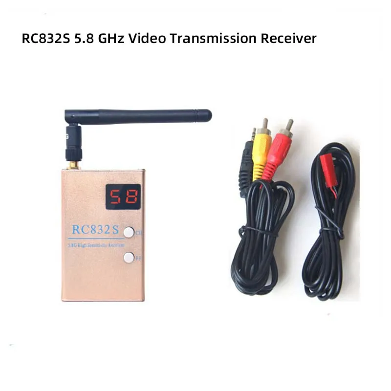 RC832S Video Transmission Receiver, 5.8 GHz, 48 Channels