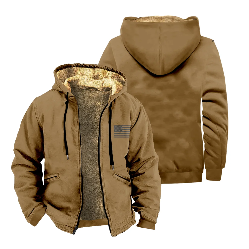 Parka invernale da uomo Giacca calda con stampa pittura a olio vintage per uomo/donna Abbigliamento spesso Streetwear