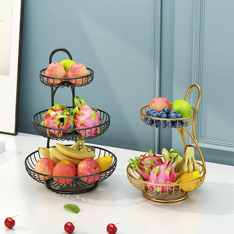 Sala de estar, mesa de centro, prato de frutas, expositor de lanches, prateleira de armazenamento, mesa de jantar em casa, prateleira de ferro forjado