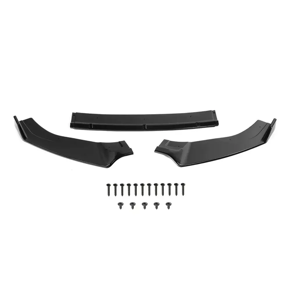 3 pz paraurti anteriore Spoiler Splitter nero lucido per Volkswagen Golf MK7 MK7.5 GTI R-line GTD 2014-2019 (non per 7/7.5)