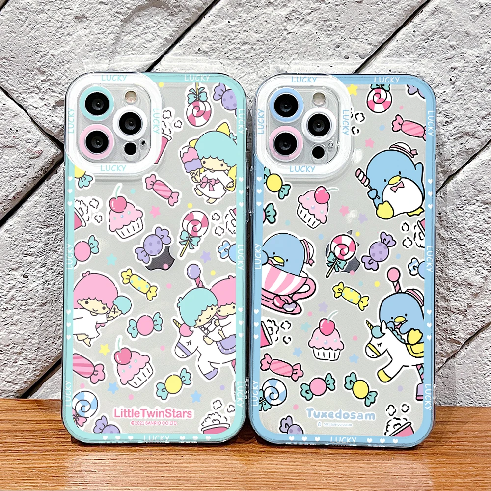 Little Twin Stars Tuxedosam Phone Case for Xiaomi Redmi 14C 13C 12C 10C 9C A3 Note 13 12 11 10 9 Pro Plus 4G 5G Clear TPU Cover