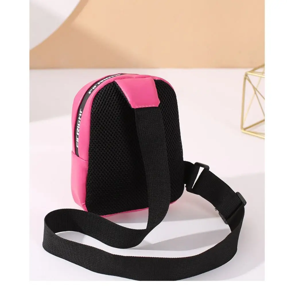 

Fashion PU Leather Waist Bag Solid Color All-match Chest Bag Shoulder Crossbody Bag Women Girls